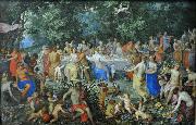 Hendrick van Balen the Elder The Wedding of Thetis and Perseus with Apollo and the Concert of the Muses, or The Feast of the Gods china oil painting artist